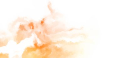 Beyaz arkaplanda soyut renkli suluboya. Dijital resim.