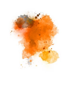 Suluboya arka planda lekeler ve lekelerle boyanmış. Fırça darbesi ile boyanmış. 2d Görüntü.