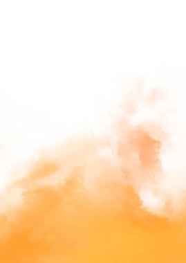 Beyaz arkaplanda soyut renkli suluboya. Dijital resim.