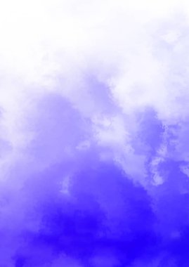 Beyaz arkaplanda soyut renkli suluboya. Dijital resim.