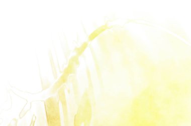 Beyaz arkaplanda soyut renkli suluboya. Dijital resim.