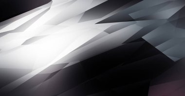 Soyut arkaplan. Üçgen 3d illüstrasyon çokgen sanat modeli tarzı. Geleceğin grafik geometrik tasarımı. Geometri dokusu fütürist dekorasyon. Moda ve canlı modern şablon