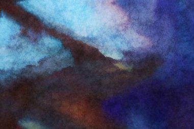 Suluboya arka plan. Soyut Illustration duvar kağıdı. Fırça darbesi ile boyanmış. 2d Görüntü.