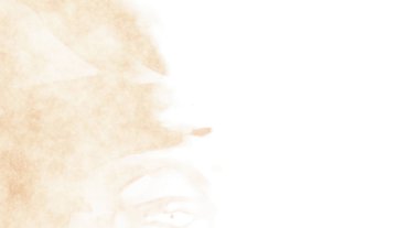 Beyaz arkaplanda soyut renkli suluboya. Dijital resim.