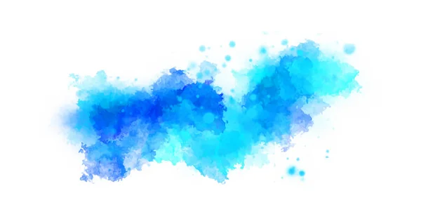 Watercolor Painted Background Blots Splatters Brush Stroked Painting Illustration — Stock Photo, Image