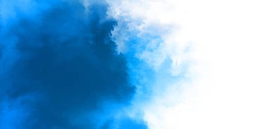 Beyaz arkaplanda soyut renkli suluboya. Dijital resim.