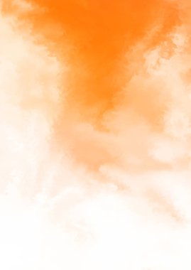 Beyaz arkaplanda soyut renkli suluboya. Dijital resim.