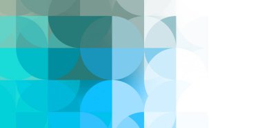 Dairesel şekillerin katmanları renkli ve canlı bir tasarım yaratıyor. Dairelerin sayısal çizimi. Gelecekçi tasarım şablonu.