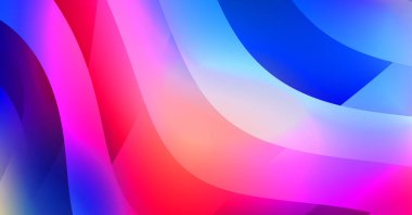 Renkli gradyan ile soyut arkaplan. Çizgili çizgili canlı duvar kâğıdı. Modern hareketin akışkan 2d çizimi.