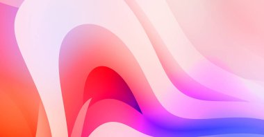 Renkli gradyan ile soyut arkaplan. Çizgili çizgili canlı duvar kâğıdı. Modern hareketin akışkan 2d çizimi.