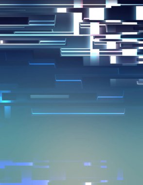 Geometrik çok renkli kesişen çizgiler. Dijital teknolojinin grafiksel çizimi. Soyut arkaplan. 