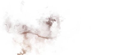 Beyaz arkaplanda soyut renkli suluboya. Dijital resim.