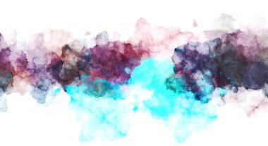 Suluboya arka planda lekeler ve lekelerle boyanmış. Fırça darbesi ile boyanmış. 2d Görüntü.