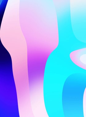 sıvı soyut arkaplan ve renkli gradyan. Modern hareketin 2d illüstrasyonu.