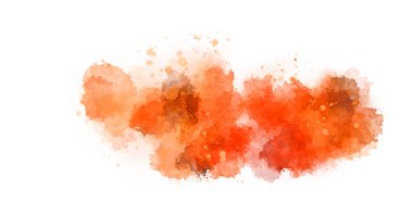 Suluboya arka planda lekeler ve lekelerle boyanmış. Fırça darbesi ile boyanmış. 2d Görüntü.