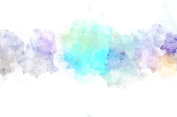 Watercolor Painted Background Blots Splatters Brush Stroked Painting Illustration — 스톡 사진