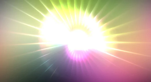 Δυναμική Κινούμενη Έκρηξη Φωτός Όμορφη Λάμψη Φόντο Πολύχρωμα Φώτα Έντονη — Φωτογραφία Αρχείου