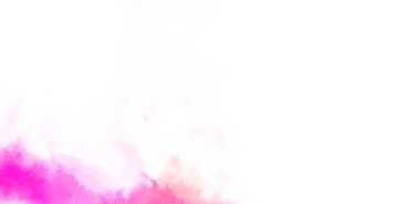 Beyaz arkaplanda soyut renkli suluboya. Dijital resim.