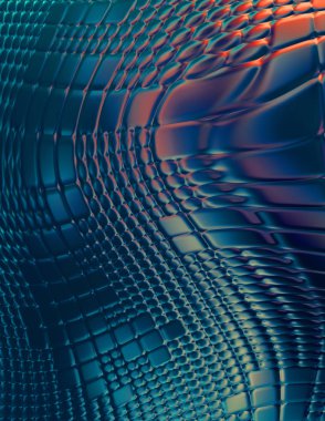 Soyut arkaplan. Renkli dalgalı tasarım duvar kağıdı. yaratıcı grafik 2D çizim. Dinamik şekilli modaya uygun sıvı örtüsü.