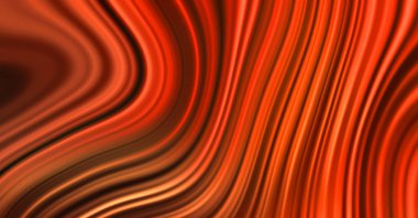 Kavisli çizgileri olan soyut bir arkaplan. Soyut ve gradyan renkte renkli çizimler. Çizgili desenli canlı dalga deseni.