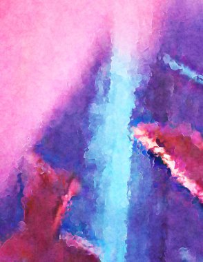 Modern sanat. Renkli çağdaş sanat eserleri. Renkli boya darbeleri. Soyut arkaplanda fırça darbeleri. fırça boyası.