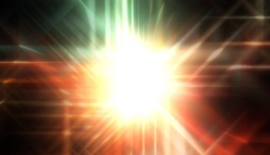 Işıl ışıl parlayan bir ışık. Enerjik enerji arka planı. Işığın ışınları ruhani bir ışıltıyla. Güzel duvar kağıdı.