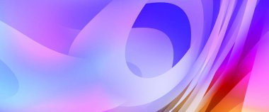 Renkli gradyan ile soyut arkaplan. Çizgili çizgili canlı duvar kâğıdı. Modern hareketin akışkan 2d çizimi.