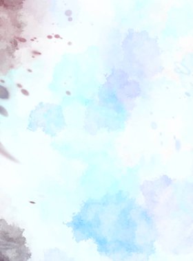 Suluboya arka planda lekeler ve lekelerle boyanmış. Fırça darbesi ile boyanmış. 2d Görüntü.