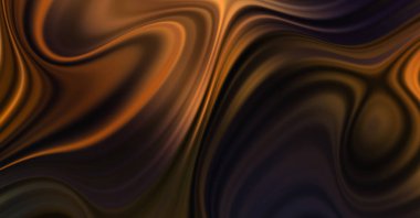 Kavisli çizgileri olan soyut bir arkaplan. Soyut ve gradyan renkte renkli çizimler. Çizgili desenli canlı dalga deseni.