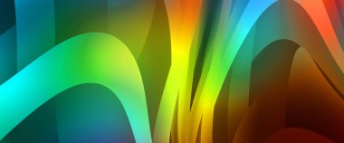 Renkli gradyan ile soyut arkaplan. Çizgili çizgili canlı duvar kâğıdı. Modern hareketin akışkan 2d çizimi.