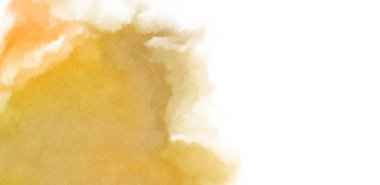 Beyaz arkaplanda soyut renkli suluboya. Dijital resim.