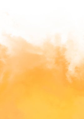 Beyaz arkaplanda soyut renkli suluboya. Dijital resim.