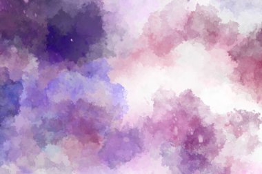 Suluboya arka planda lekeler ve lekelerle boyanmış. Fırça darbesi ile boyanmış. 2d Görüntü.