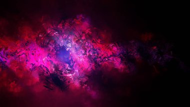 Çadır bezi dokusunda soyut boya fırçası darbeleri. Resim arkaplanı. Modern duvar sanatı illüstrasyonu. Arkaplan için renkli çizimler.