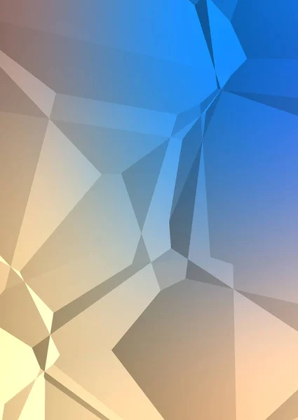 Wielokątne Tło Kolorowa Tapeta Geometrycznym Wzorze Cyfrowa Ilustracja — Zdjęcie stockowe