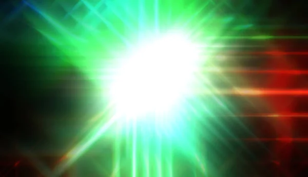 Φωτίζει Πολύχρωμο Φως Φωτοβολίδα Ζωηρό Ενεργειακό Υπόβαθρο Ακτίνες Φωτός Αιθέρια — Φωτογραφία Αρχείου