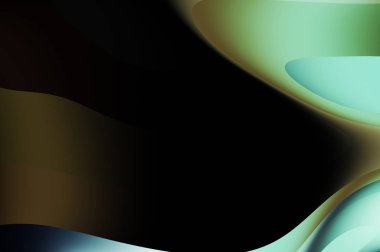 sıvı soyut arkaplan ve renkli gradyan. Modern hareketin 2d illüstrasyonu.