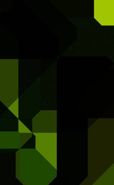 Renkli ve canlı geometrik şekiller katmanları var. Bir teknoloji planının dijital illüstrasyonu. Gelecekçi tasarım şablonu.