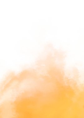 Beyaz arkaplanda soyut renkli suluboya. Dijital resim.