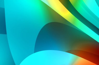 Renkli gradyan ile soyut arkaplan. Çizgili çizgili canlı duvar kâğıdı. Modern hareketin akışkan 2d çizimi.