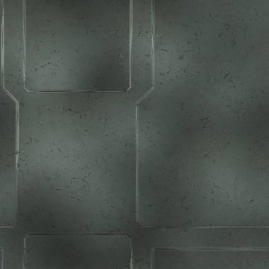 Kusursuz Bilim Kurgu Panelleri. Geleceğin dokusu. Uzay gemisi kaplaması geometrik desen. 3 boyutlu illüstrasyon. Teknoloji konsepti.