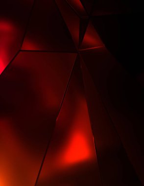 Soyut arkaplan. Lüks Metal Paneller Geometrik Desen. Cazibe Moda Arkaplanı. 3 boyutlu illüstrasyon. Yansıtıcı ve parlak, lüks duvar kağıdı. Parlak, renkli ve canlı doku duvarı.