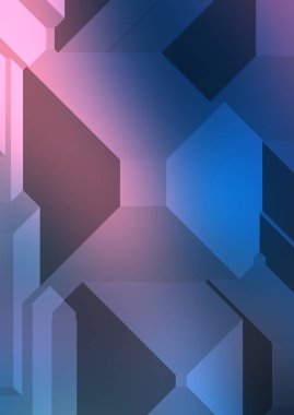 Çokgen arka plan. Geometrik tasarımlı renkli duvar kağıtları. Dijital 3d illüstrasyon.