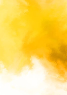 Beyaz arkaplanda soyut renkli suluboya. Dijital resim.