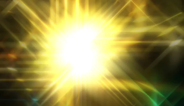 Glowing Colorful Light Flare Vibrant Energy Background Rays Light Ethereal — Stock Photo, Image