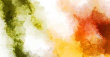 Suluboya arka planda lekeler ve lekelerle boyanmış. Fırça darbesi ile boyanmış. 2d Görüntü.