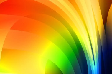 Renkli gradyan ile soyut arkaplan. Çizgili çizgili canlı duvar kâğıdı. Modern hareketin akışkan 2d çizimi.