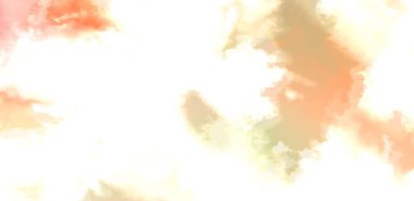 Beyaz arkaplanda soyut renkli suluboya. Dijital resim.