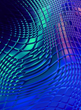 Soyut arkaplan. Renkli dalgalı tasarım duvar kağıdı. yaratıcı grafik 2D çizim. Dinamik şekilli modaya uygun sıvı örtüsü.