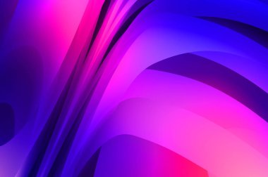 Renkli gradyan ile soyut arkaplan. Çizgili çizgili canlı duvar kâğıdı. Modern hareketin akışkan 2d çizimi.